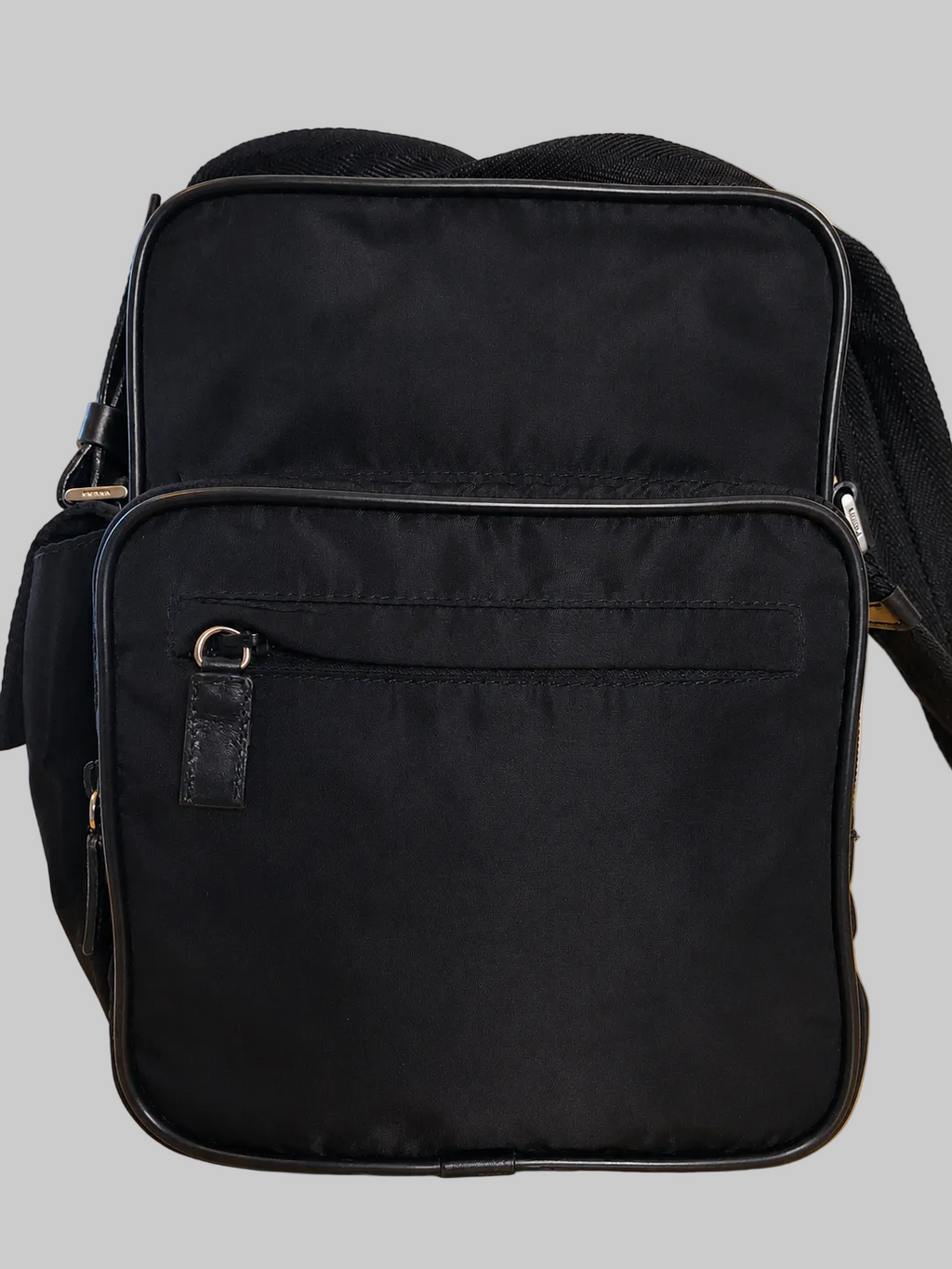Prada Tessuto Nylon Crossbody Messenger Bag – Black