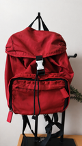 Prada Nylon Utility Backpack- Red