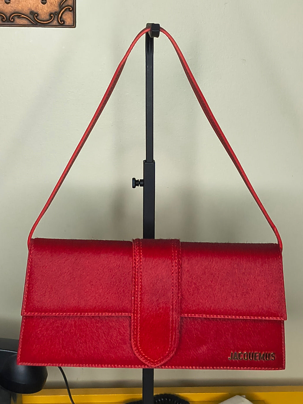 Jacquemus Le Bambino Pony Hair- Red