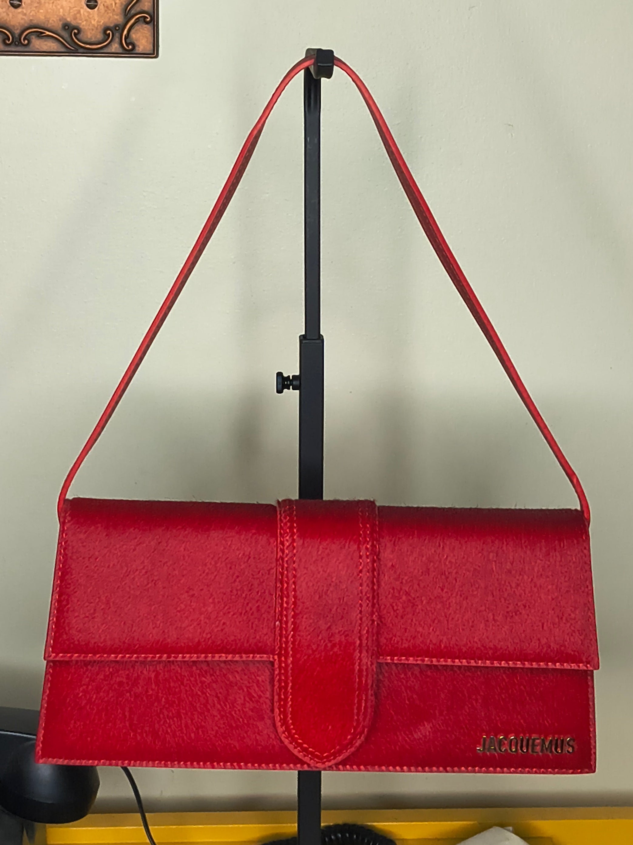 Jacquemus Le Bambino Pony Hair- Red