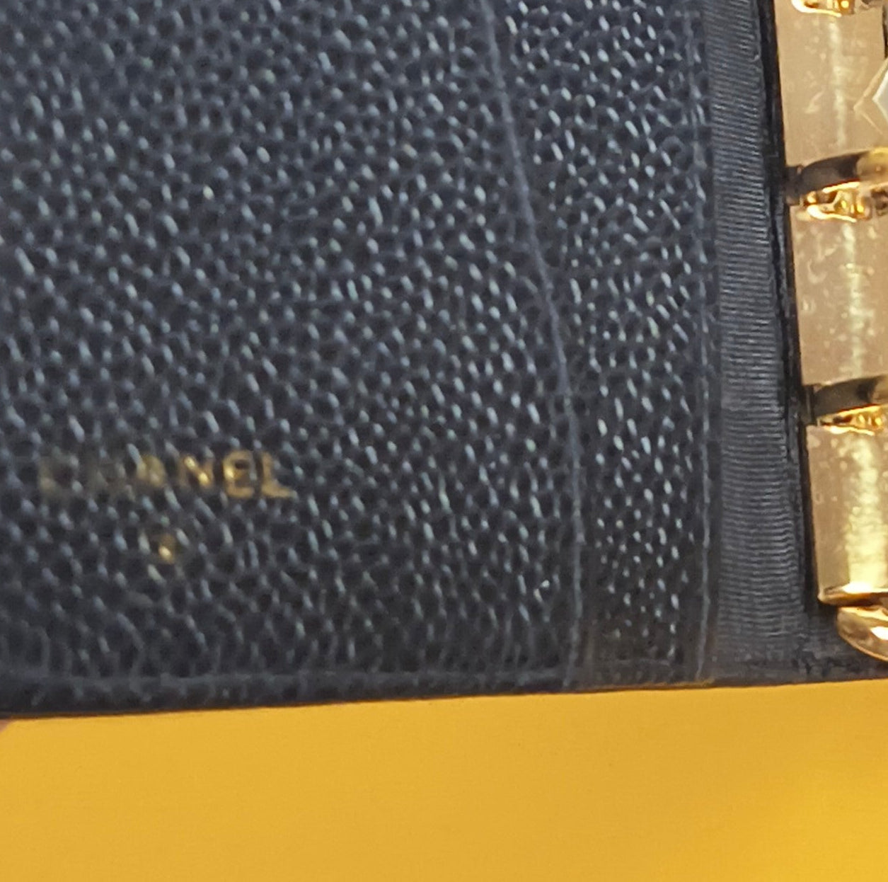 Chanel Caviar CC Personal Agenda Cover- Black