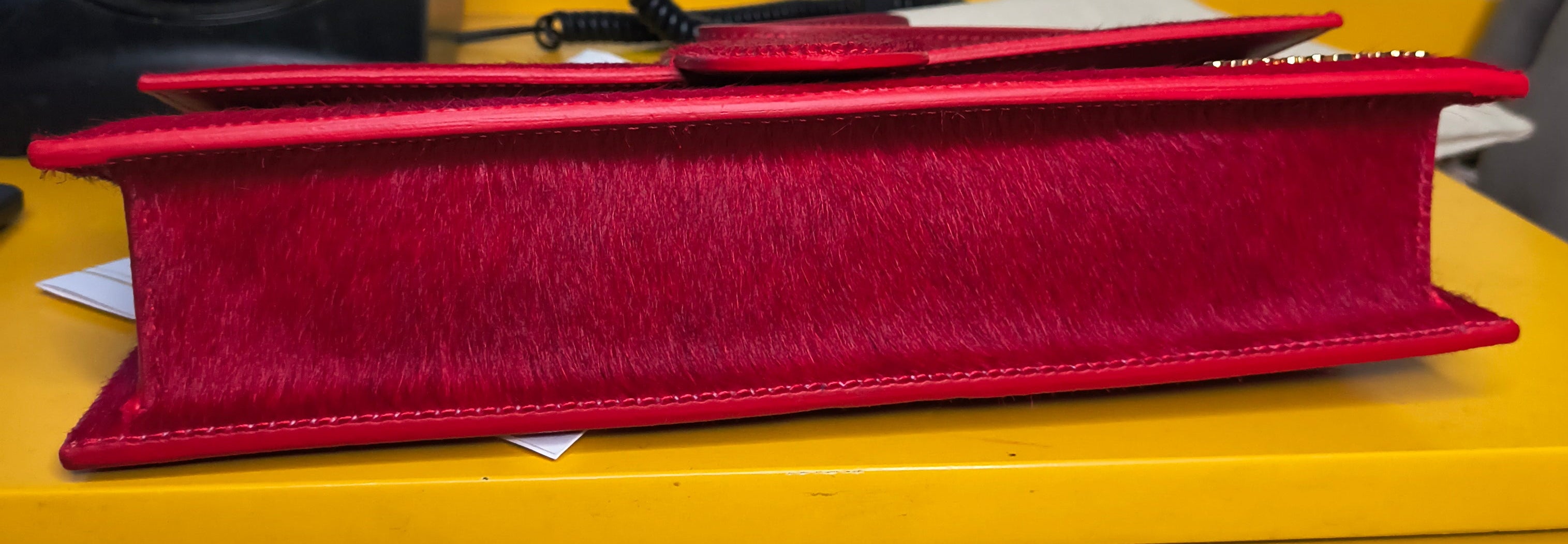Jacquemus Le Bambino Pony Hair- Red