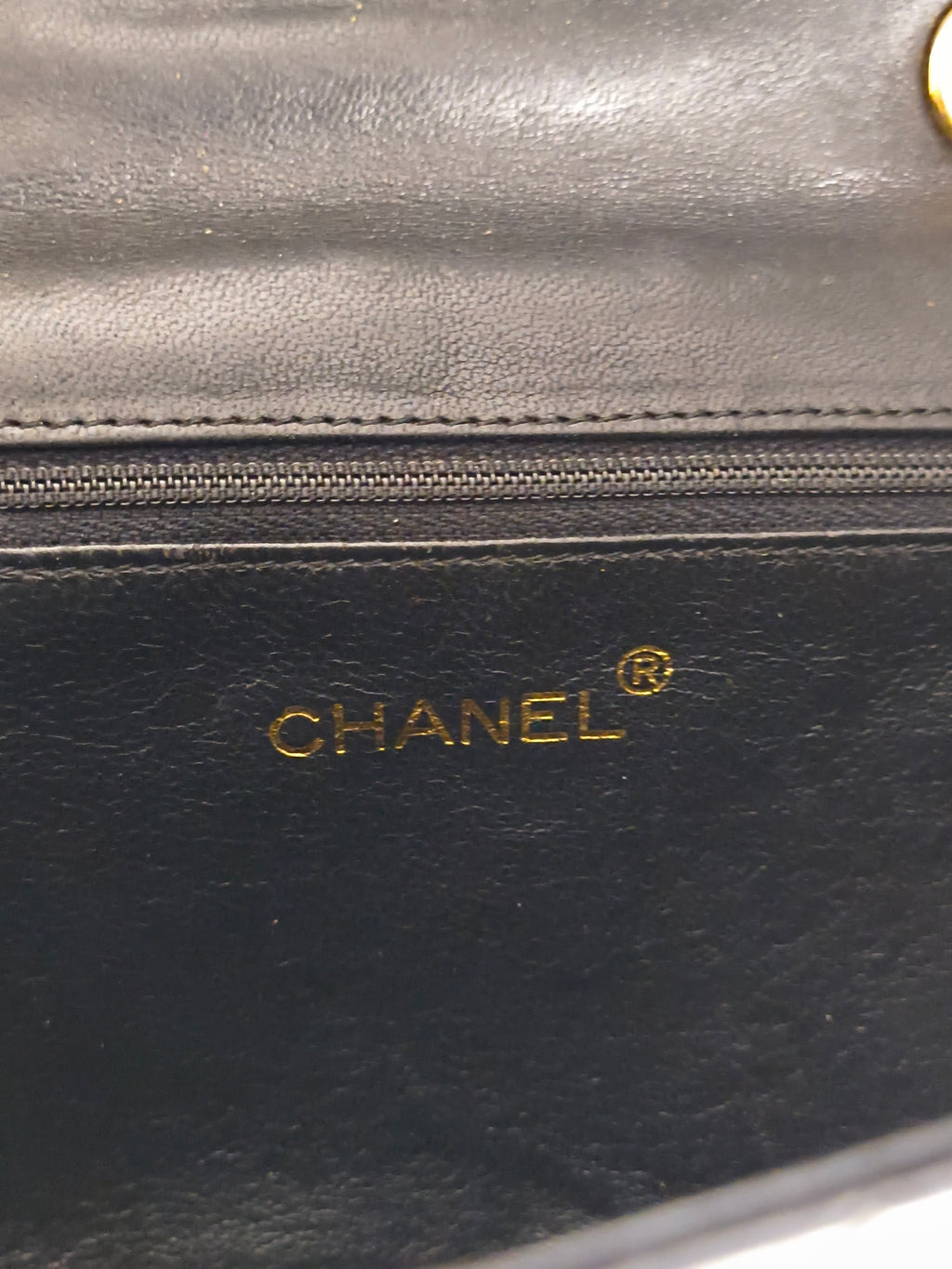 Chanel Quilted Lambskin Shoulder Bag with Maltese Fringe— Black Lambskin