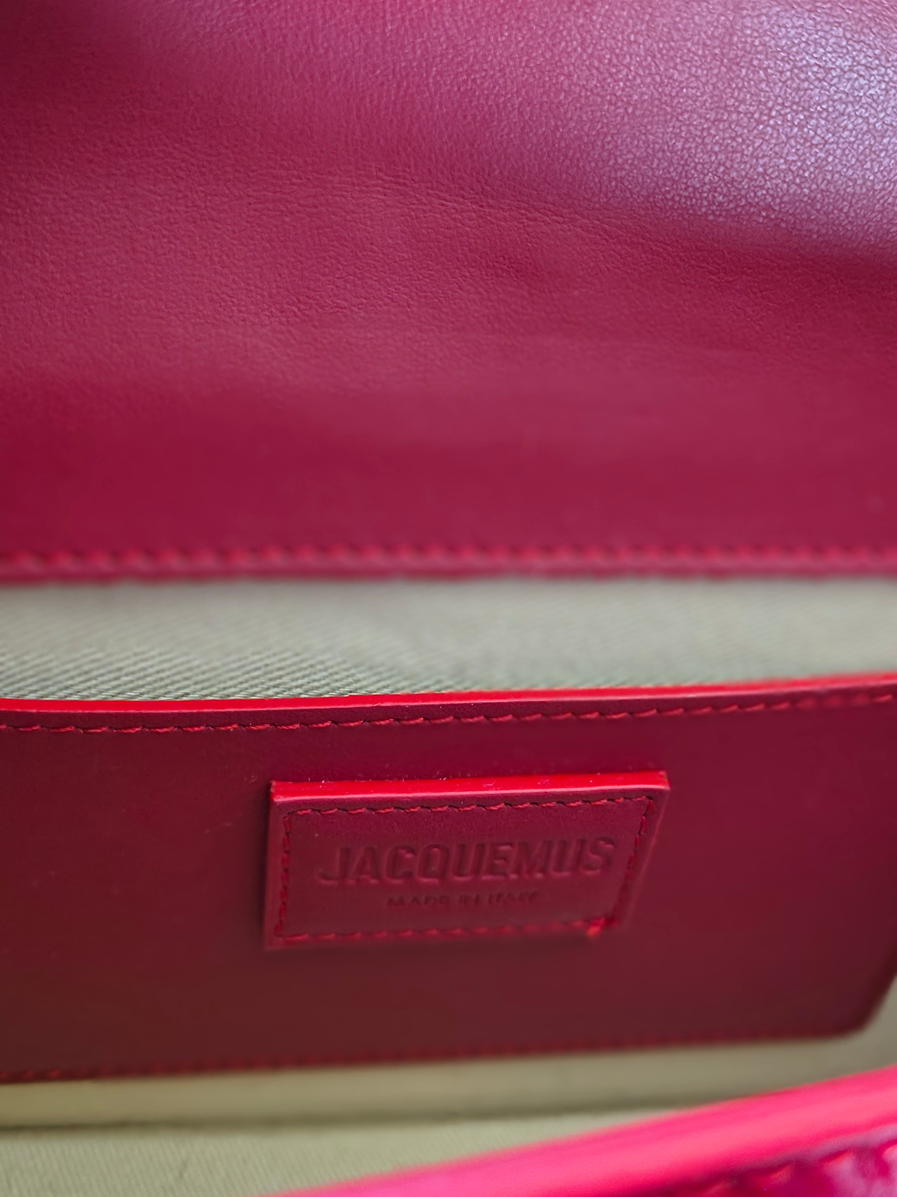Jacquemus Le Bambino Pony Hair- Red