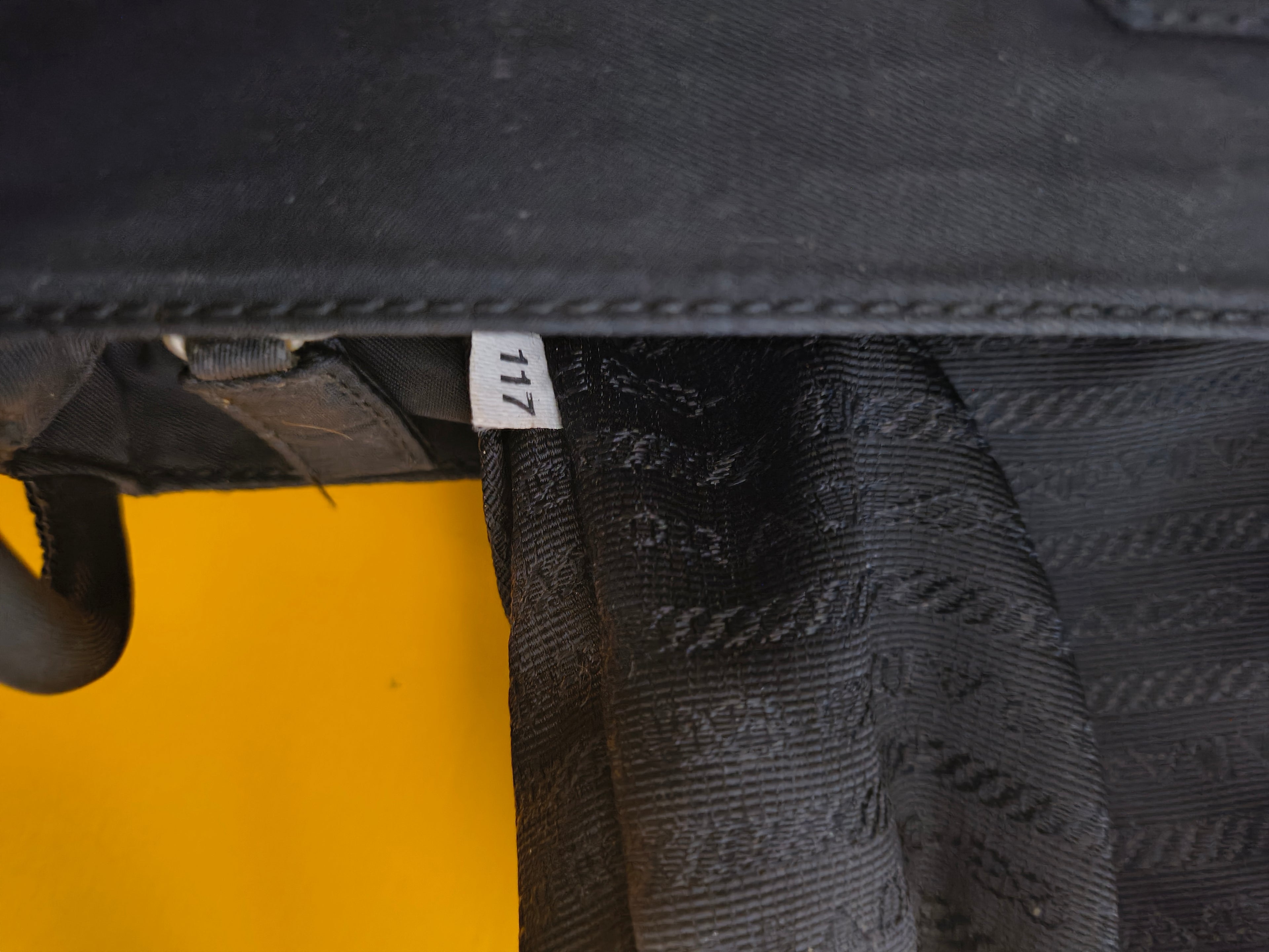 Prada Tessuto Nylon Tote Bag — Black Minimalist Shoulder Bag