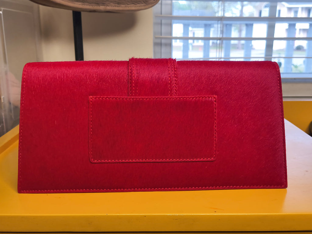Jacquemus Le Bambino Pony Hair- Red