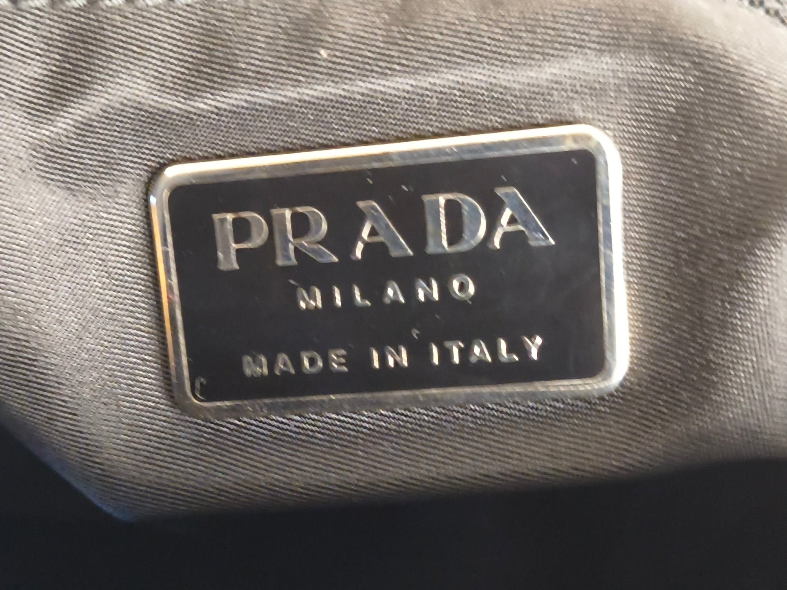 Prada Tessuto Nylon Crossbody Messenger Bag – Black
