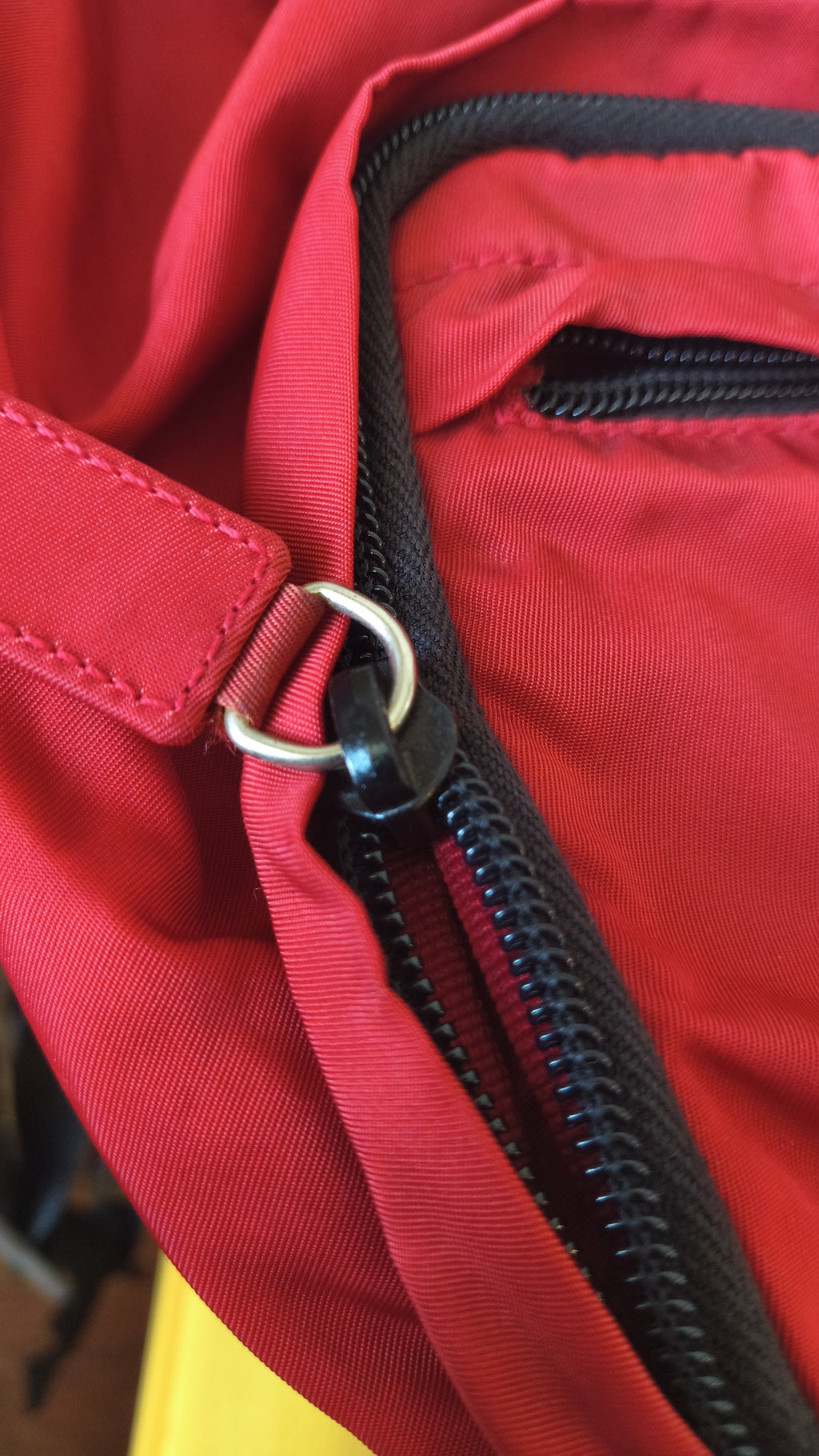 Prada Nylon Utility Backpack- Red
