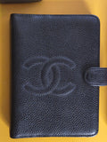 Chanel Caviar CC Personal Agenda Cover- Black