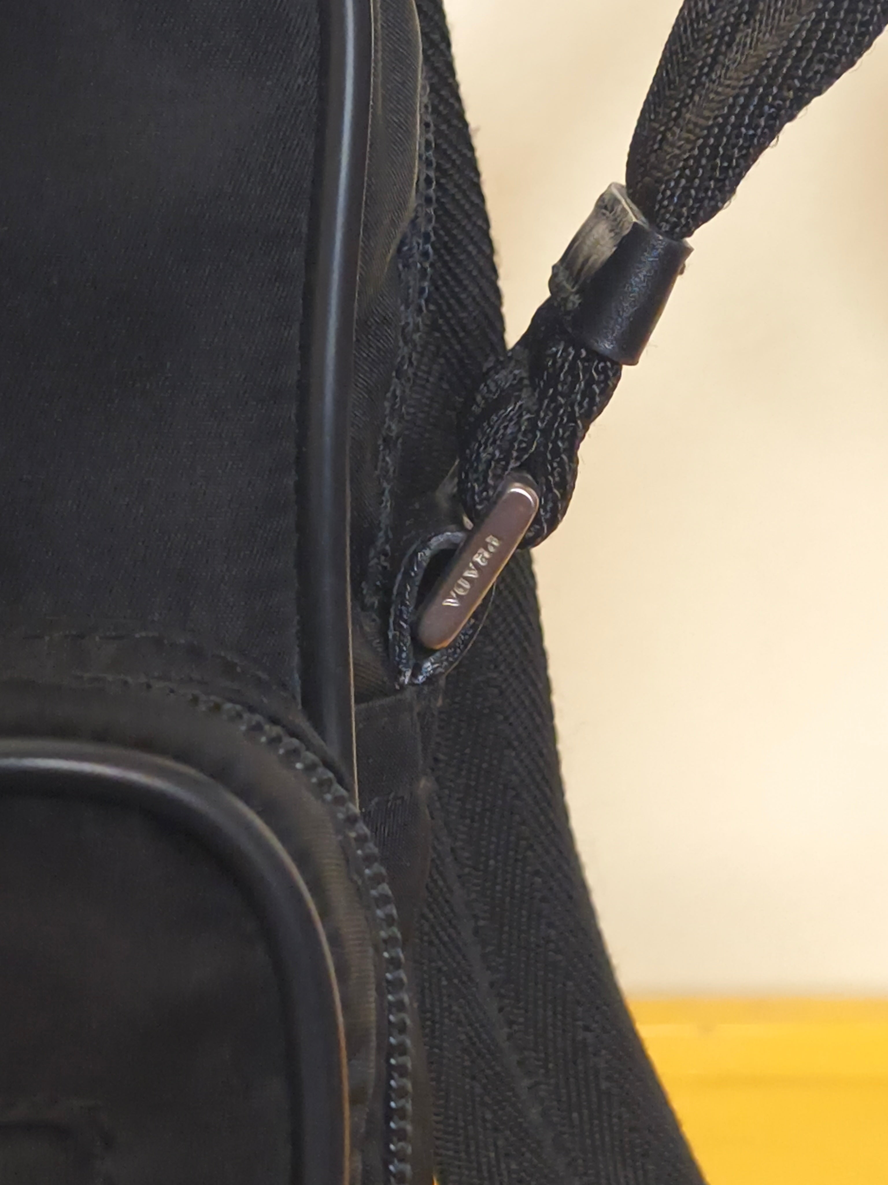 Prada Tessuto Nylon Crossbody Messenger Bag – Black