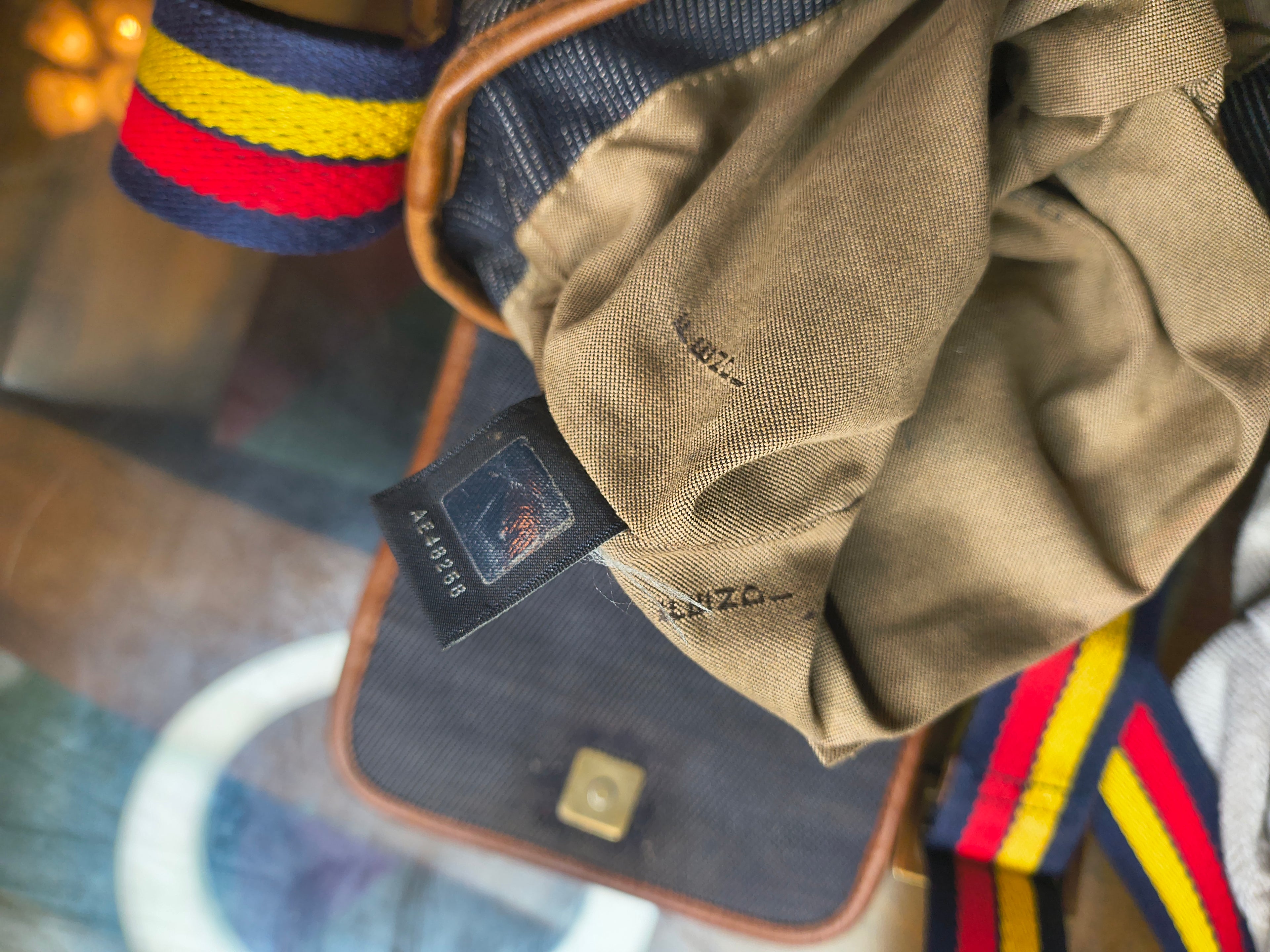 Fendi Zucca Canvas Crossbody Bag— Vintage FF Logo Messenger