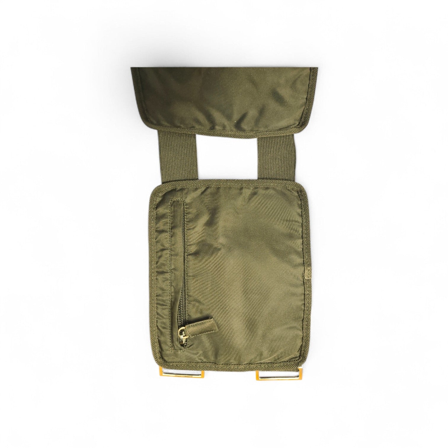 Prada Tessuto Travel Nylon Belt Bag— Black Utility Waist Pack