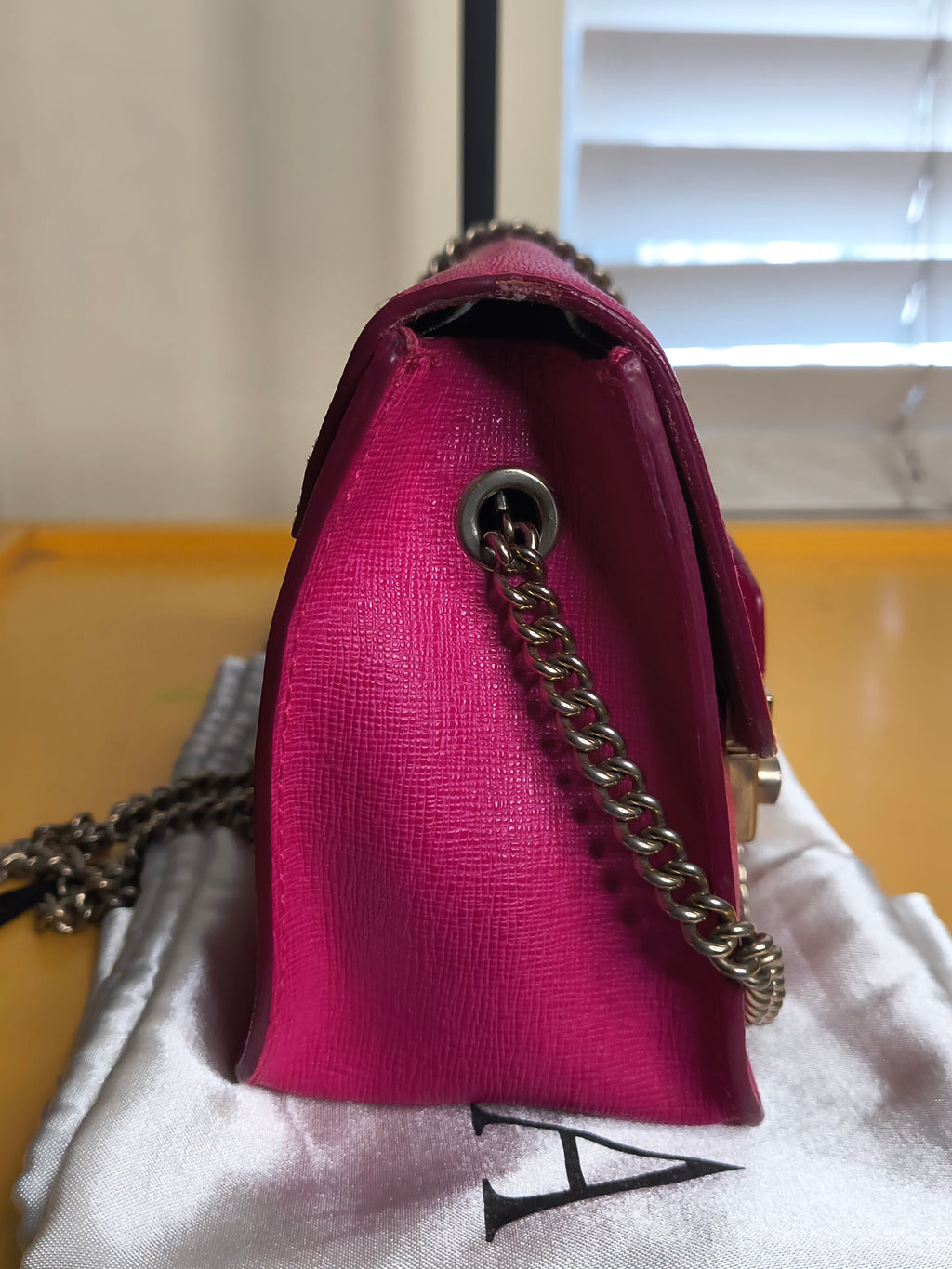 Furla Metropolis Mini Crossbody Bag – Fuchsia Pink | Silver Hardware