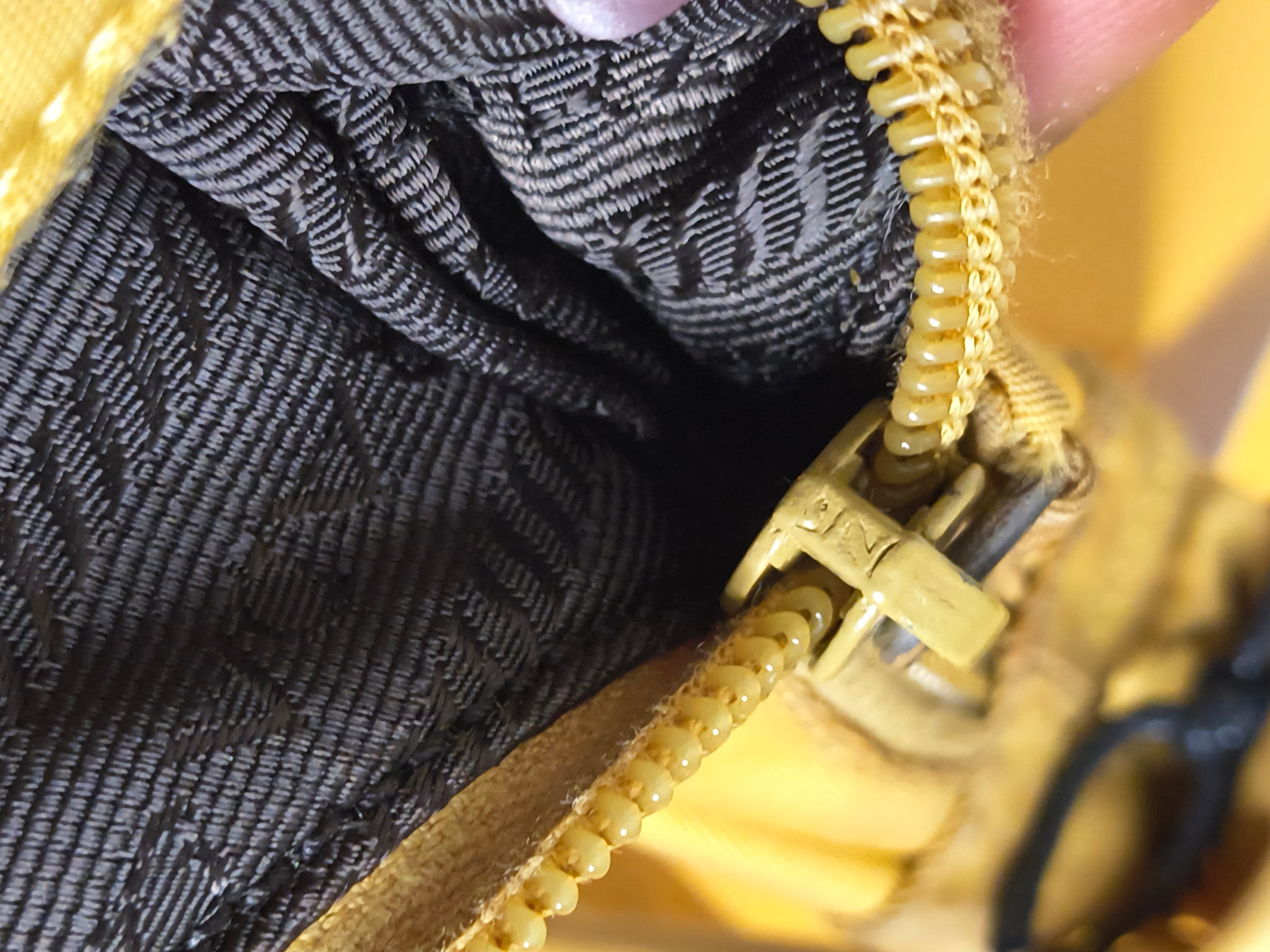 Prada Tessuto Nylon Hobo Bag- Yellow Y2K Shoulder Bag